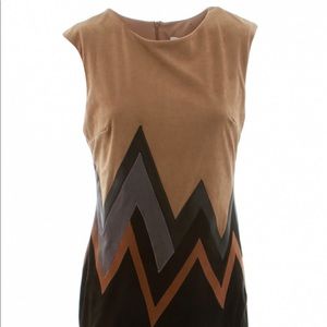 NWT Joseph Ribkoff Size 10 Faux suede dress